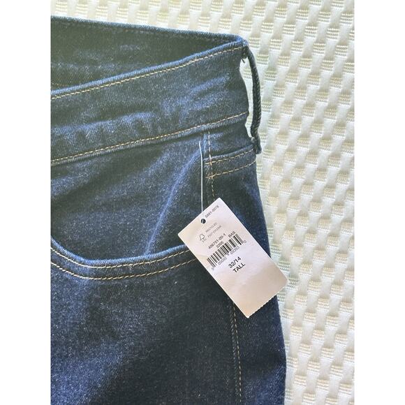 Gap Denim High-Rise ‘70’s Flare Jeans Size 32 Dark Indigo Stretch 32x35 14T - Picture 5 of 10